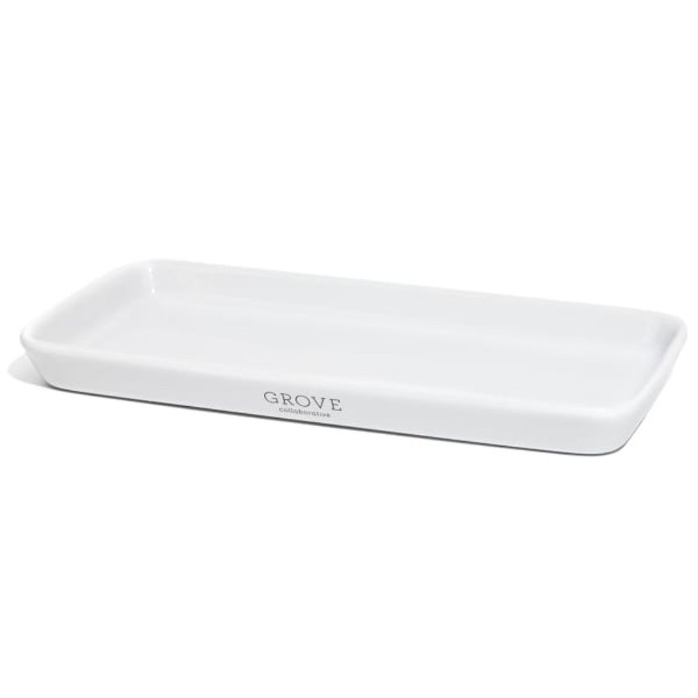 NIB Grove Modern 10" x 5" Stoneware Tray